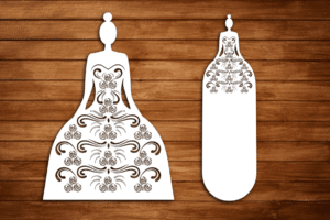 Laser Cut Wedding Cut File Free SVG Vector