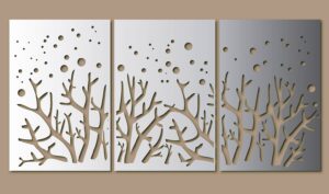 Tree Metal Sheet Wall Decor Free Vector