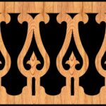 Decorative Baluster Railing 07 Pattern PDF File