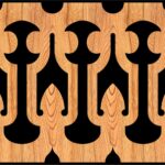 Decorative Baluster Railing 08 Pattern PDF File