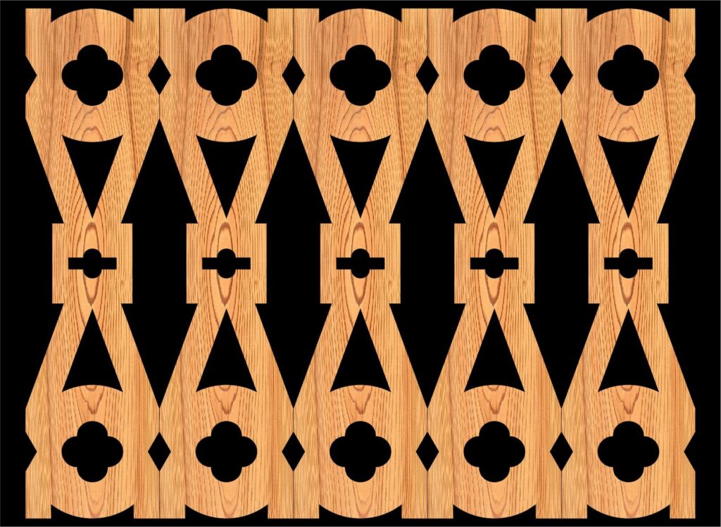 Decorative Baluster Railing 12 Pattern PDF File