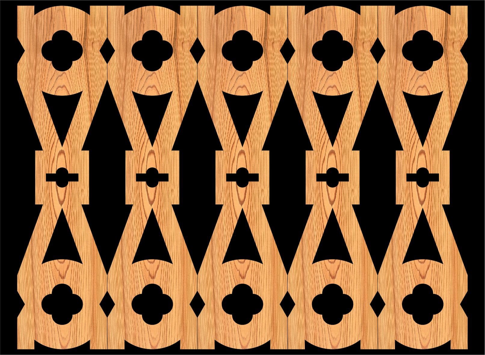 Decorative Baluster Railing 12 Pattern PDF File