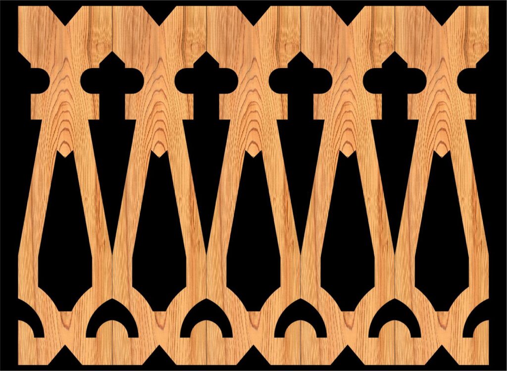 Decorative Baluster Railing 13 Pattern PDF File