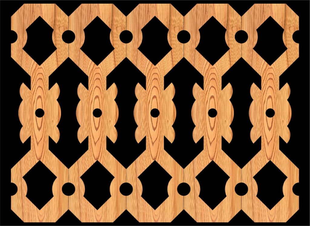 Decorative Baluster Railing 17 Pattern PDF File