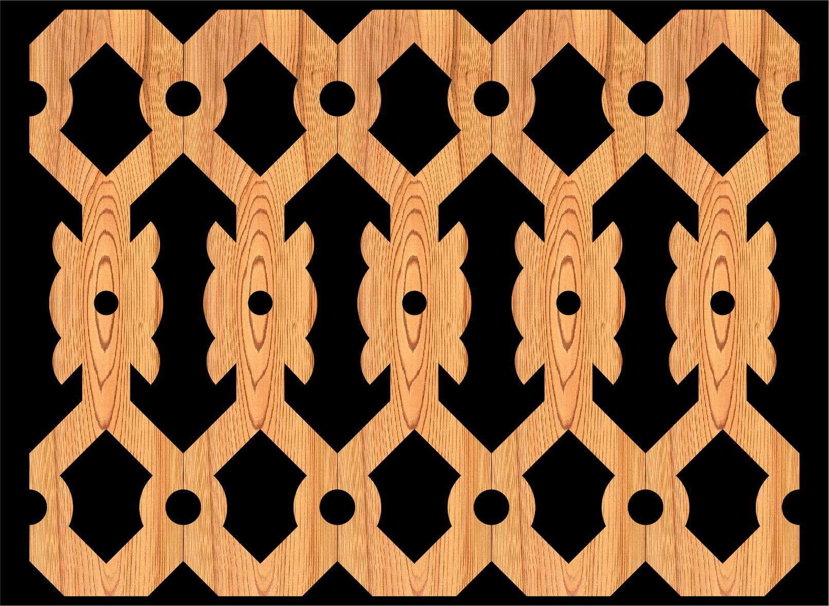 Decorative Baluster Railing 17 Pattern PDF File