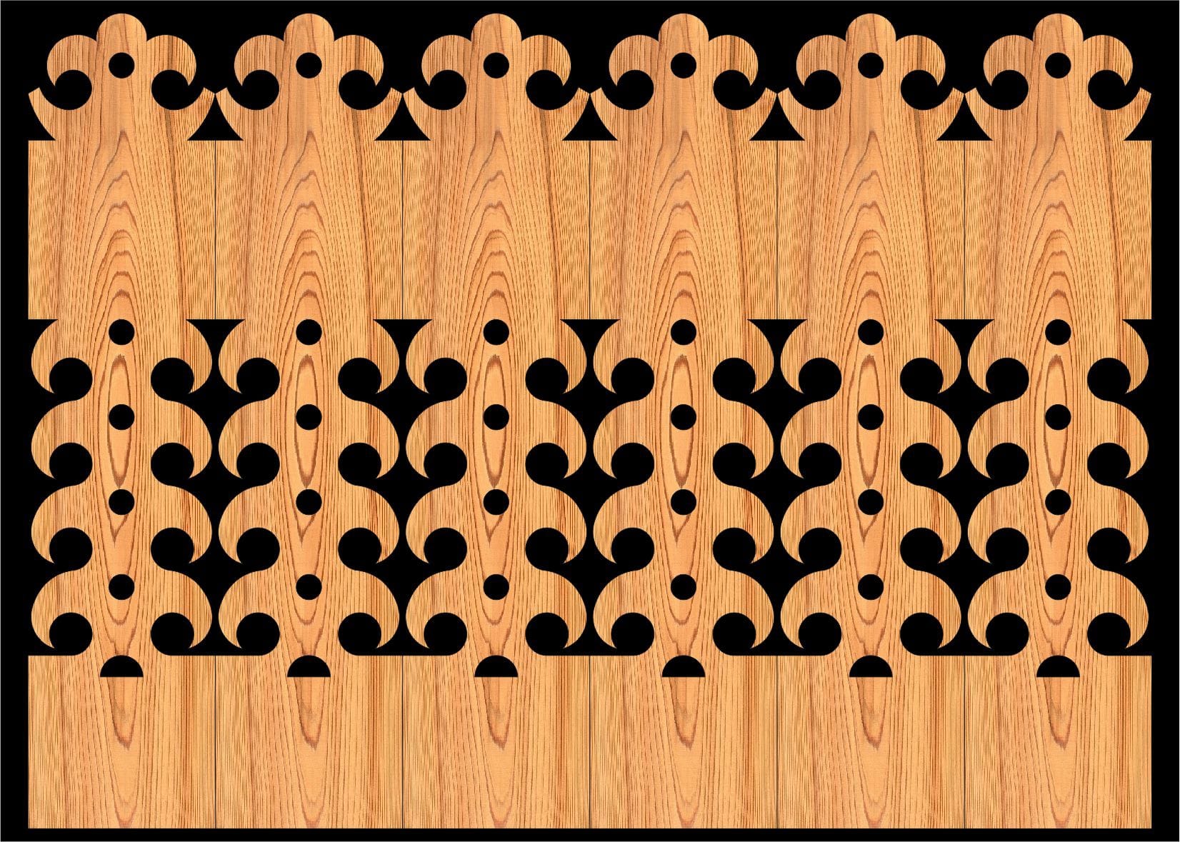 Decorative Baluster Railing 25 Pattern PDF File