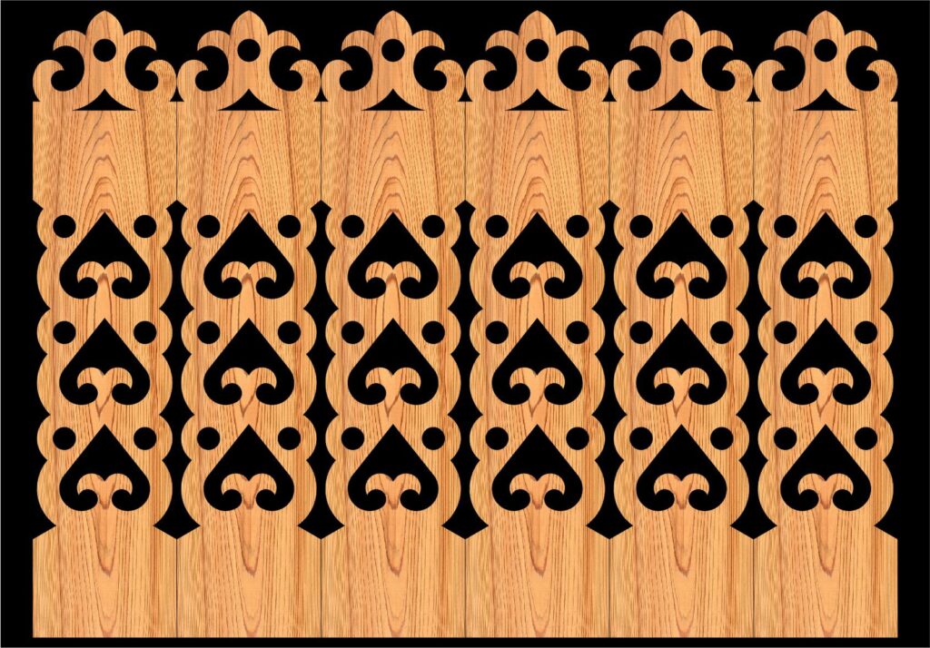 Decorative Baluster Railing 27 Pattern PDF File