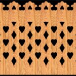 Decorative Baluster Railing 29 Pattern PDF File