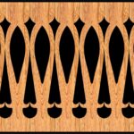 Decorative Baluster Railing 37 Pattern PDF File