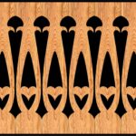 Decorative Baluster Railing 39 Pattern PDF File