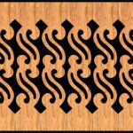 Decorative Baluster Railing 41 Pattern PDF File