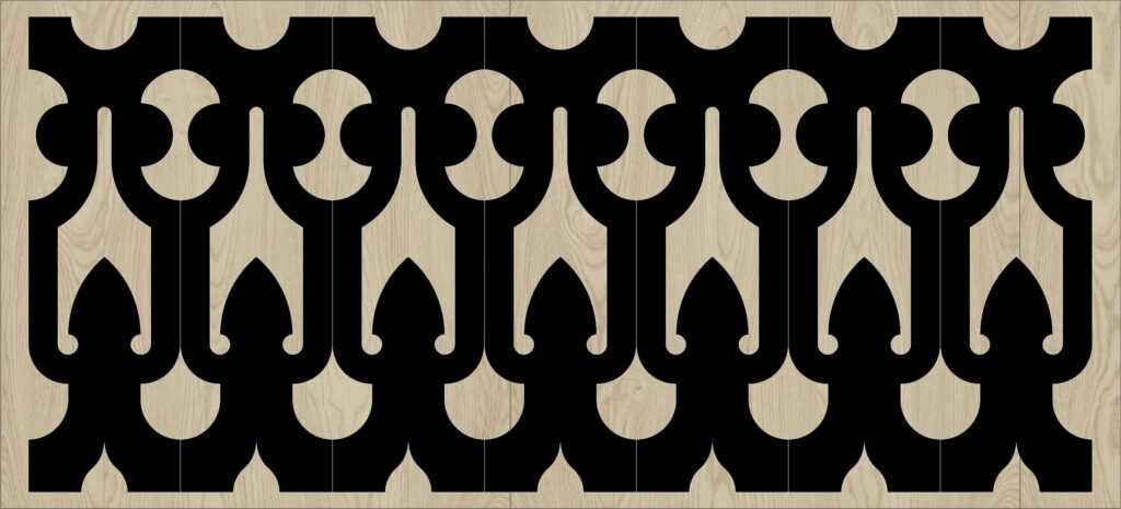 Decorative Baluster Railing 57 Pattern PDF File