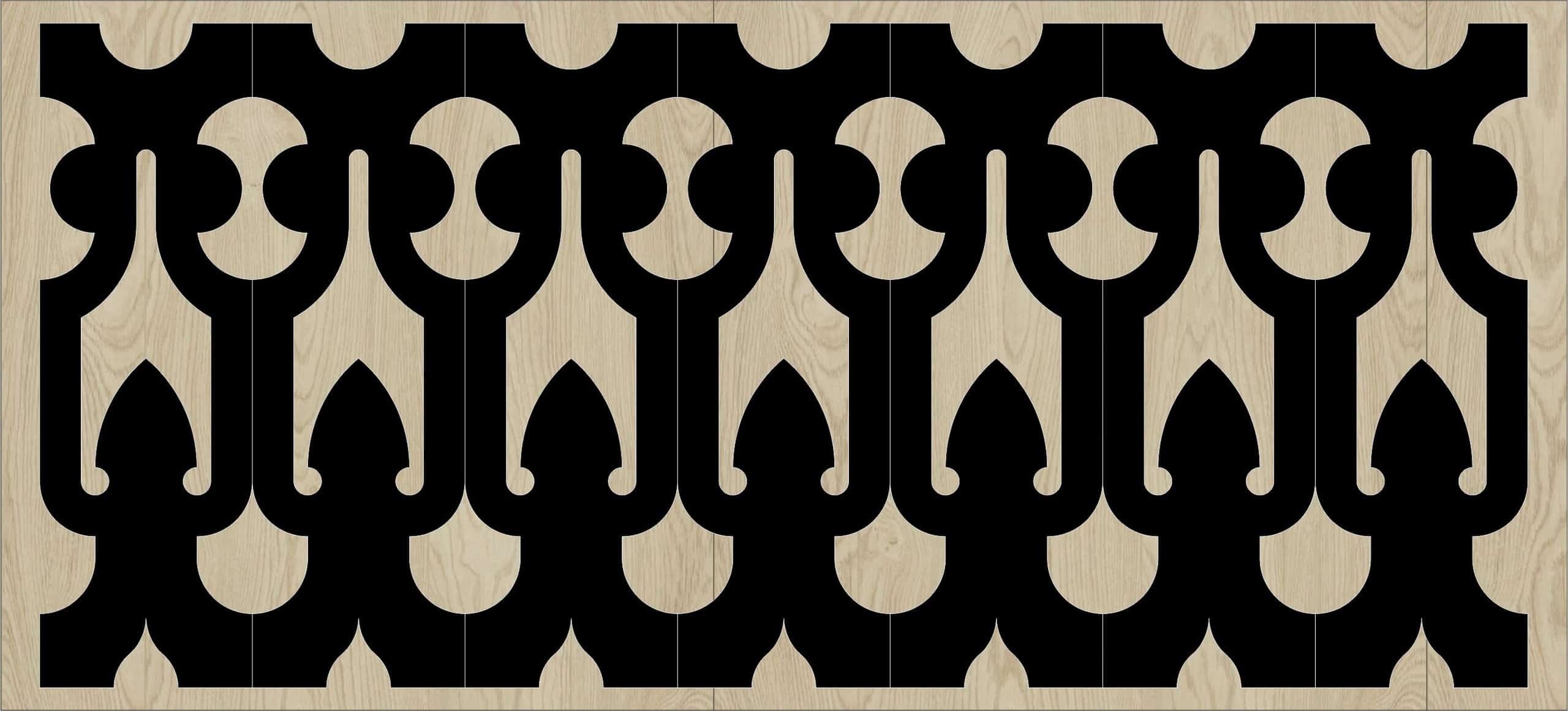 Decorative Baluster Railing 57 Pattern PDF File