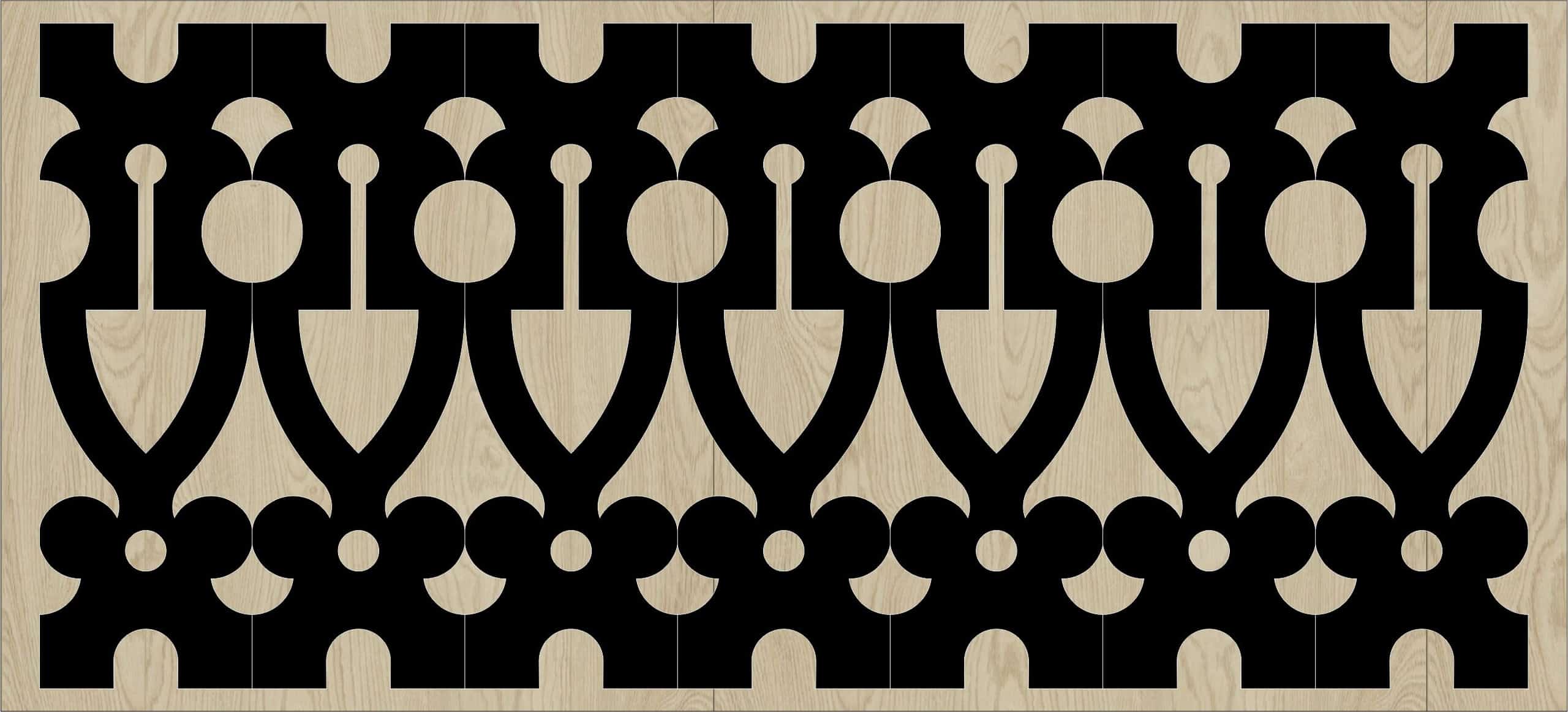 Decorative Baluster Railing 58 Pattern PDF File