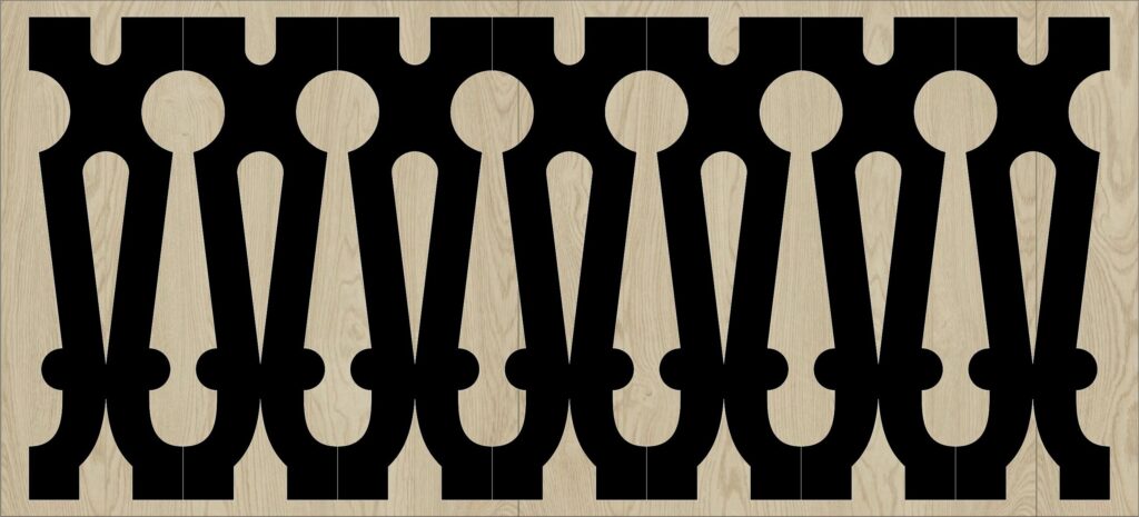 Decorative Baluster Railing 60 Pattern PDF File