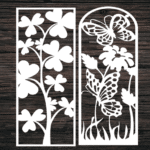 Decorative Screen Panel 09 CDR DXF Laser Cut Free Vector