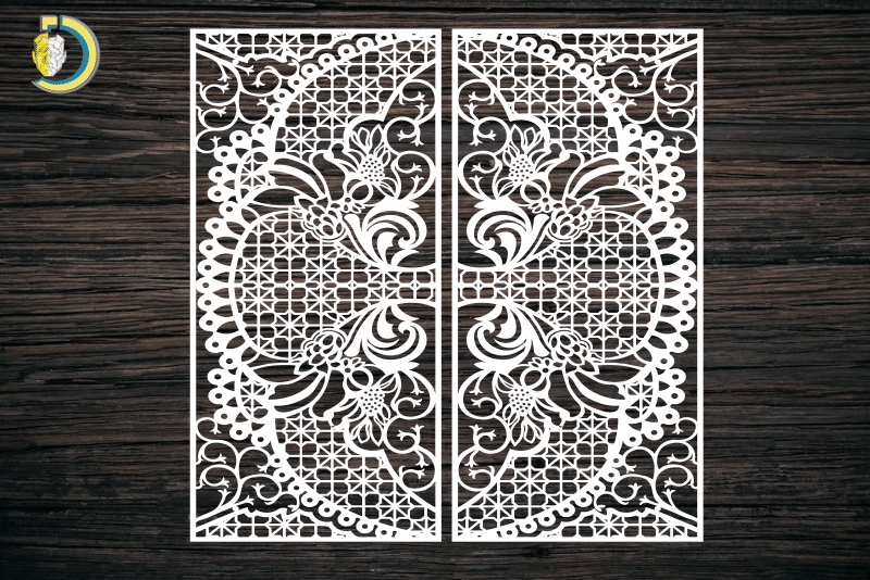 Decorative Screen Panel 25 CDR DXF Laser Cut Free Vector