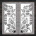 Decorative Screen Panel 35 CDR DXF Laser Cut Free Vector