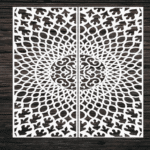 Decorative Screen Panel 37 CDR DXF Laser Cut Free Vector