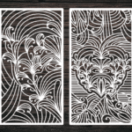 Decorative Screen Panel 61 CDR DXF Laser Cut Free Vector