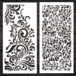 Decorative Screen Panel 75 CDR DXF Laser Cut Free Vector