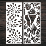 Decorative Screen Panel 77 CDR DXF Laser Cut Free Vector