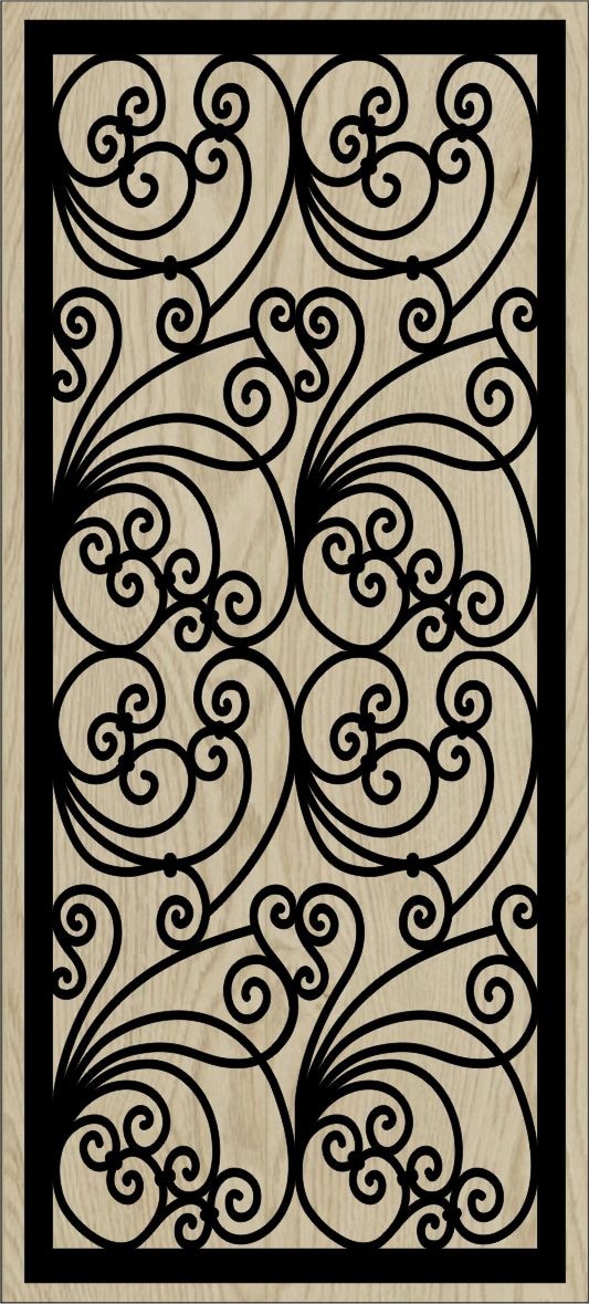 Decorative Slotted Panel 104 Pattern PDF File