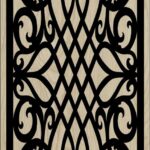 Decorative Slotted Panel 107 Pattern PDF File