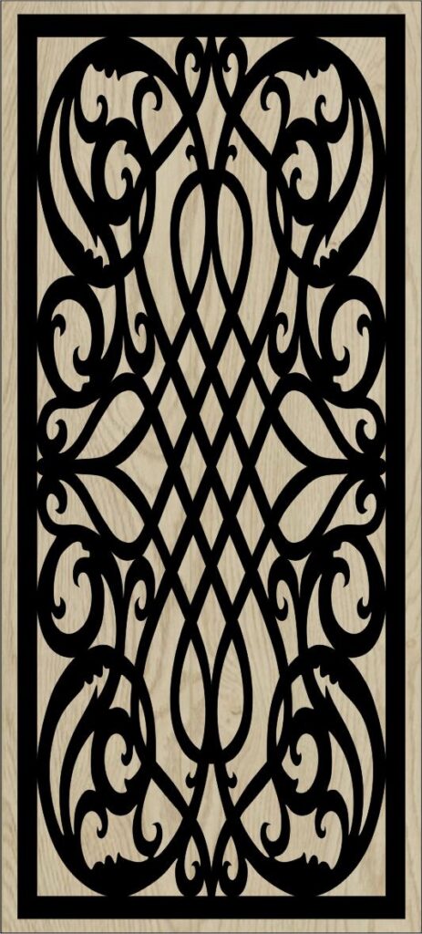 Decorative Slotted Panel 107 Pattern PDF File