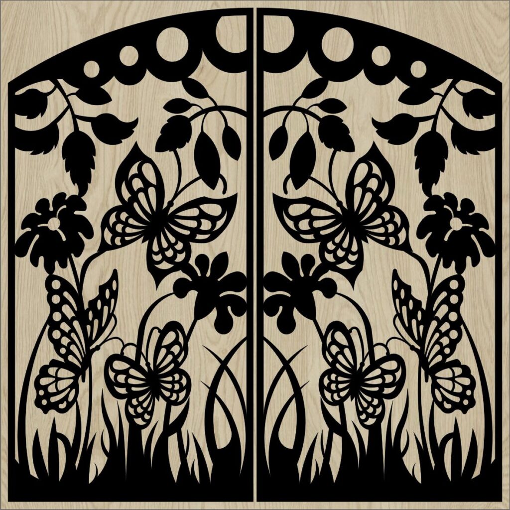 Decorative Slotted Panel 108 Pattern PDF File