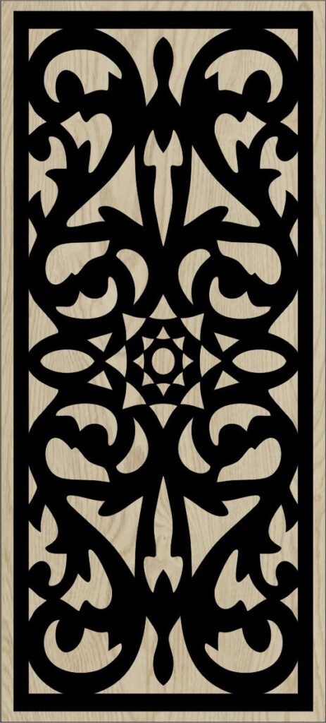 Decorative Slotted Panel 109 Pattern PDF File