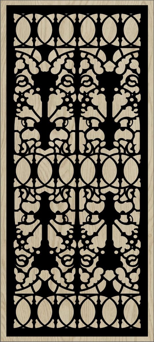 Decorative Slotted Panel 112 Pattern PDF File