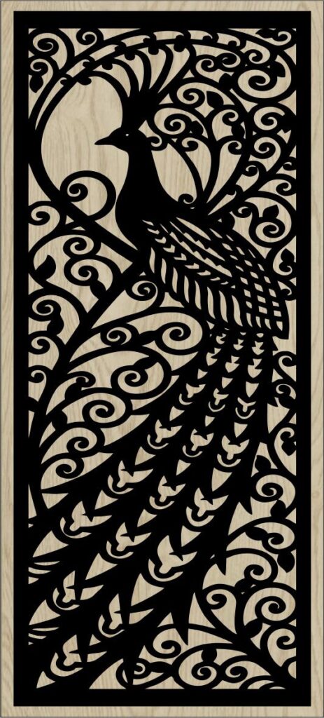 Decorative Slotted Panel 113 Pattern PDF File