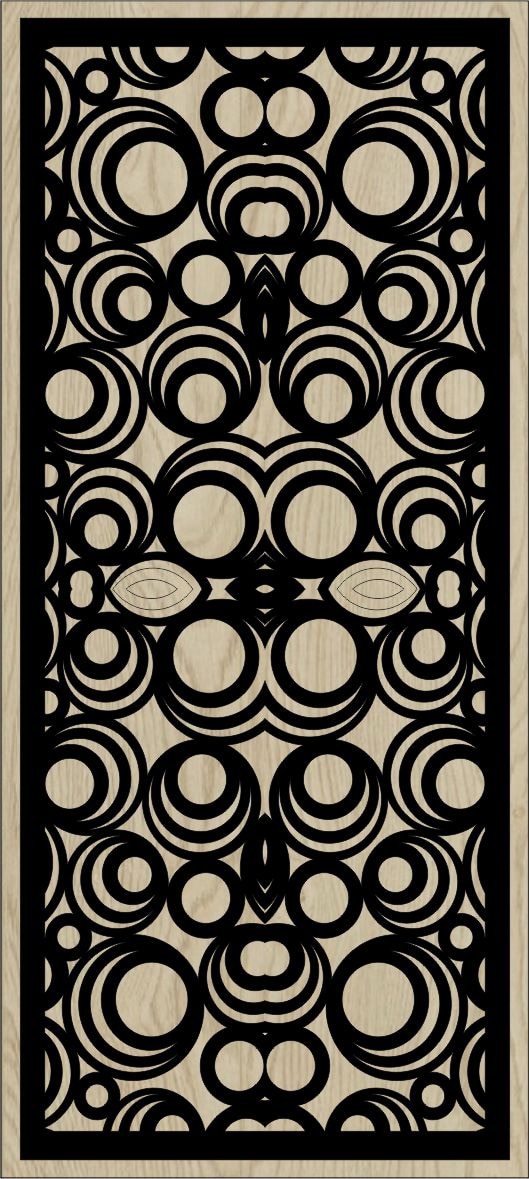 Decorative Slotted Panel 115 Pattern PDF File