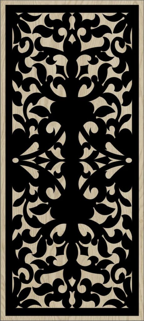 Decorative Slotted Panel 117 Pattern PDF File