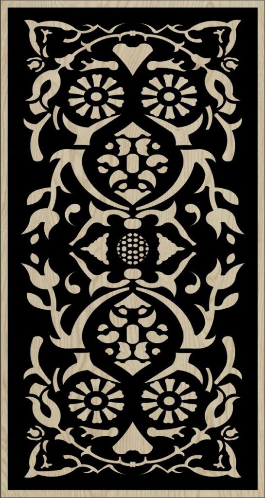 Decorative Slotted Panel 118 Pattern PDF File