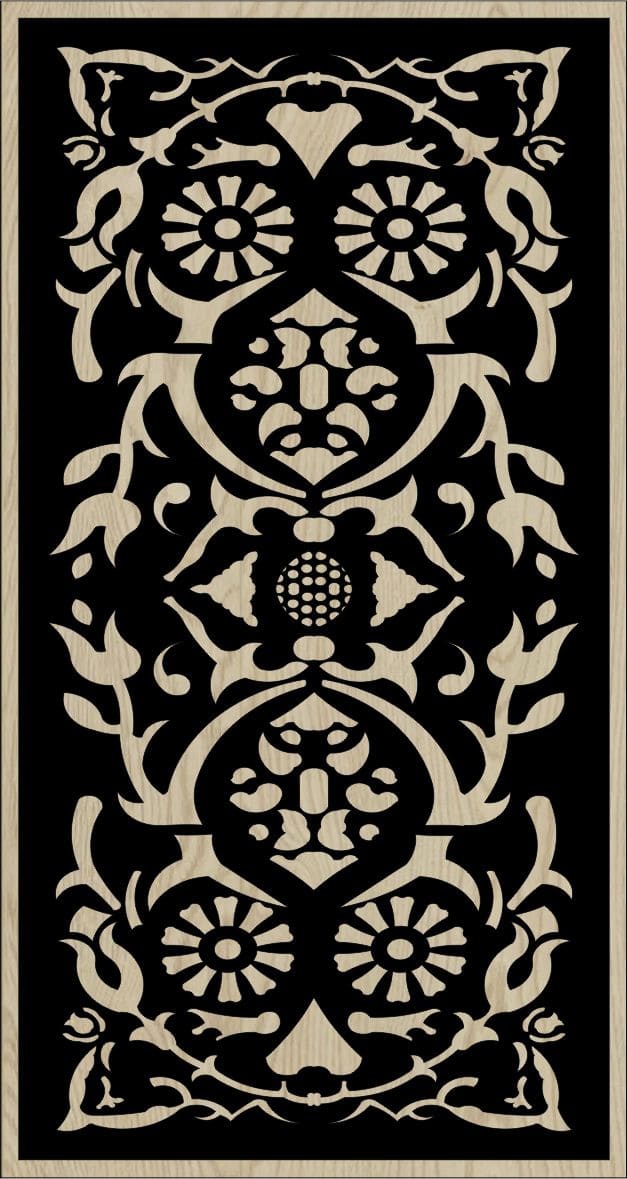 Decorative Slotted Panel 118 Pattern PDF File