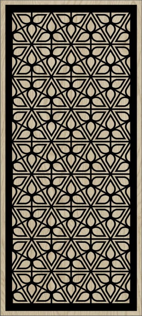 Decorative Slotted Panel 119 Pattern PDF File