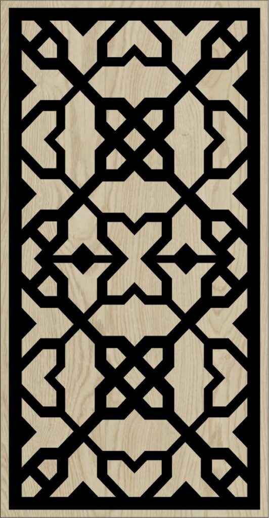 Decorative Slotted Panel 121 Pattern PDF File