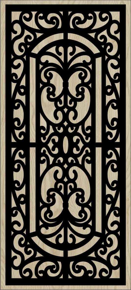 Decorative Slotted Panel 123 Pattern PDF File