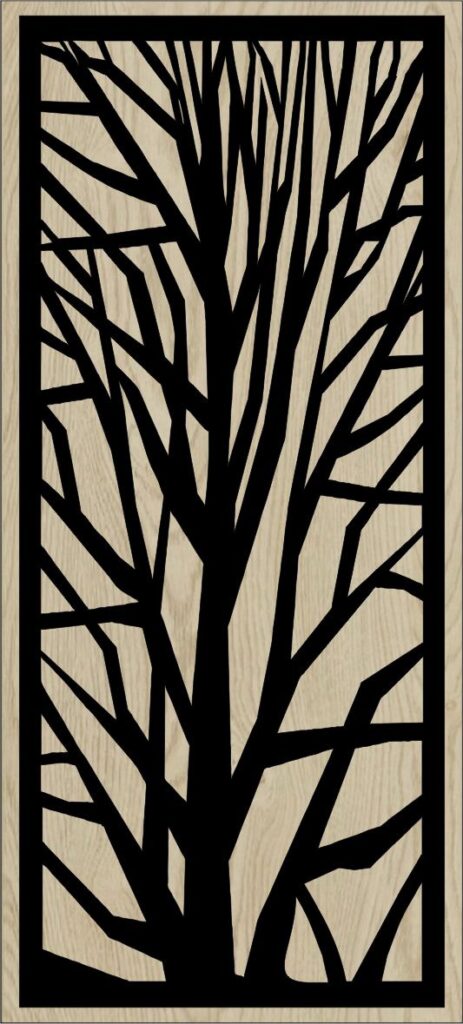 Decorative Slotted Panel 125 Pattern PDF File