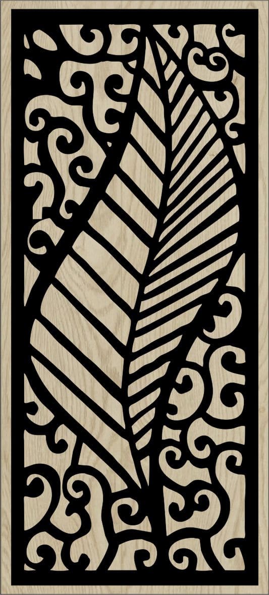 Decorative Slotted Panel 126 Pattern PDF File