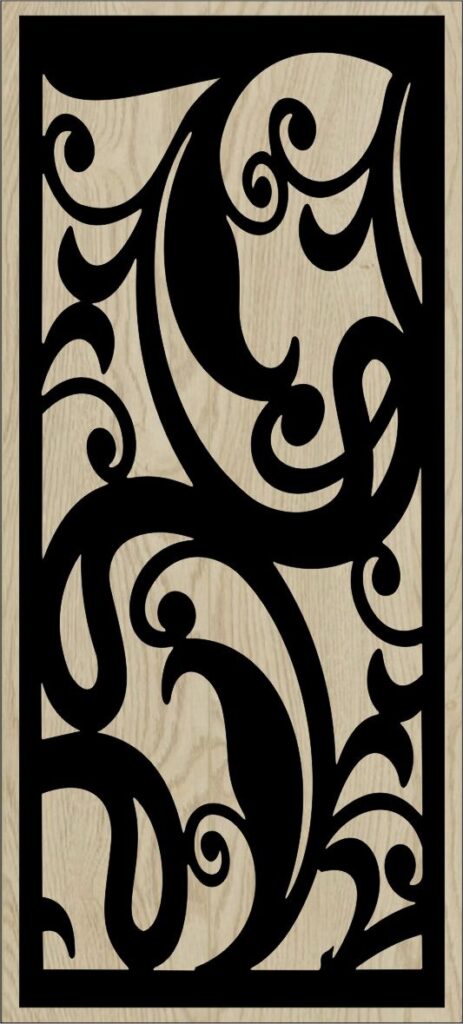 Decorative Slotted Panel 128 Pattern PDF File.