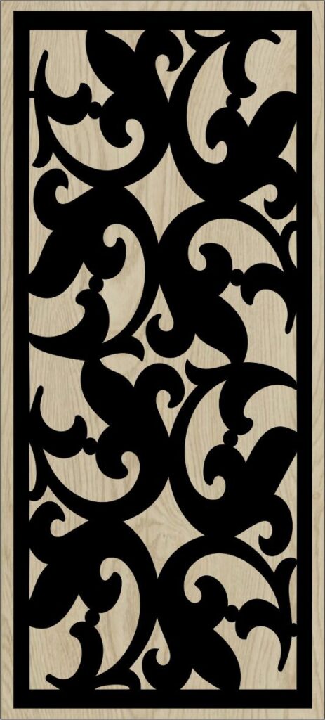 Decorative Slotted Panel 129 Pattern PDF File