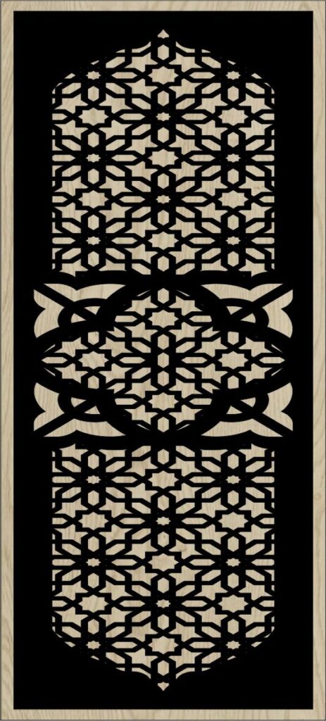 Decorative Slotted Panel 134 Pattern PDF File