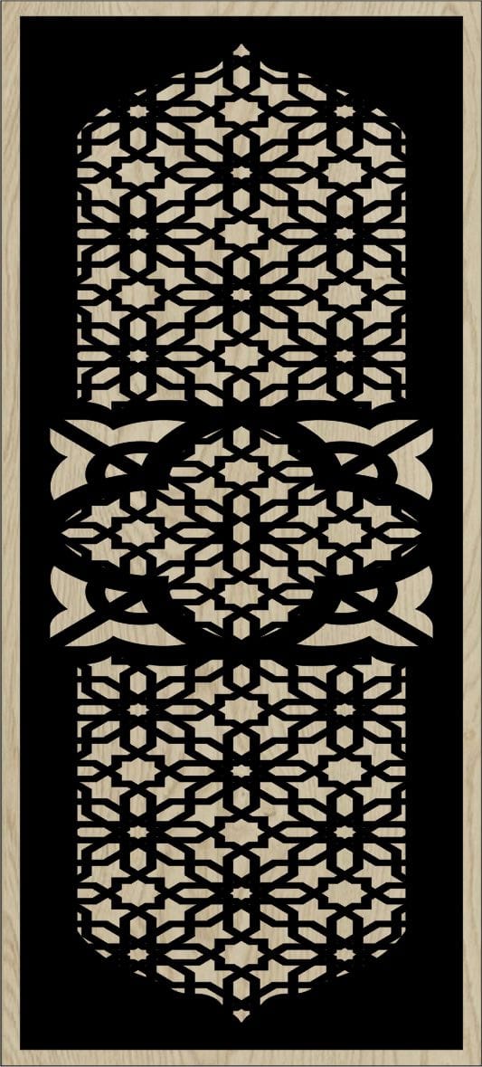 Decorative Slotted Panel 134 Pattern PDF File