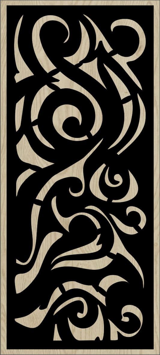 Decorative Slotted Panel 135 Pattern PDF File