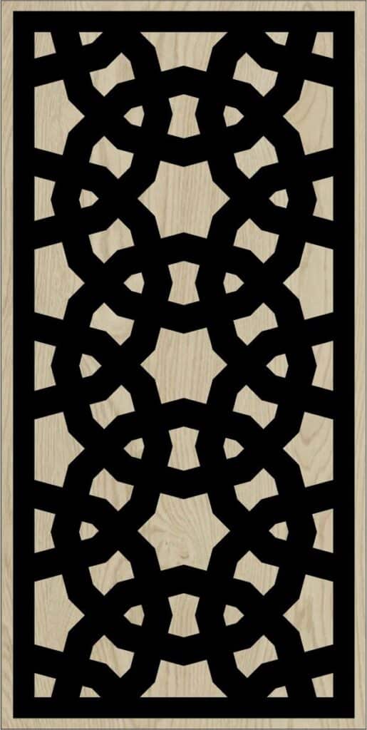 Decorative Slotted Panel 141 Pattern PDF File