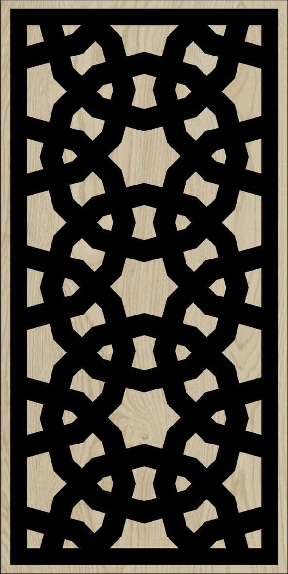 Decorative Slotted Panel 141 Pattern PDF File