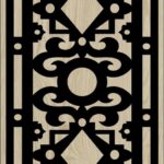 Decorative Slotted Panel 142 Pattern PDF File